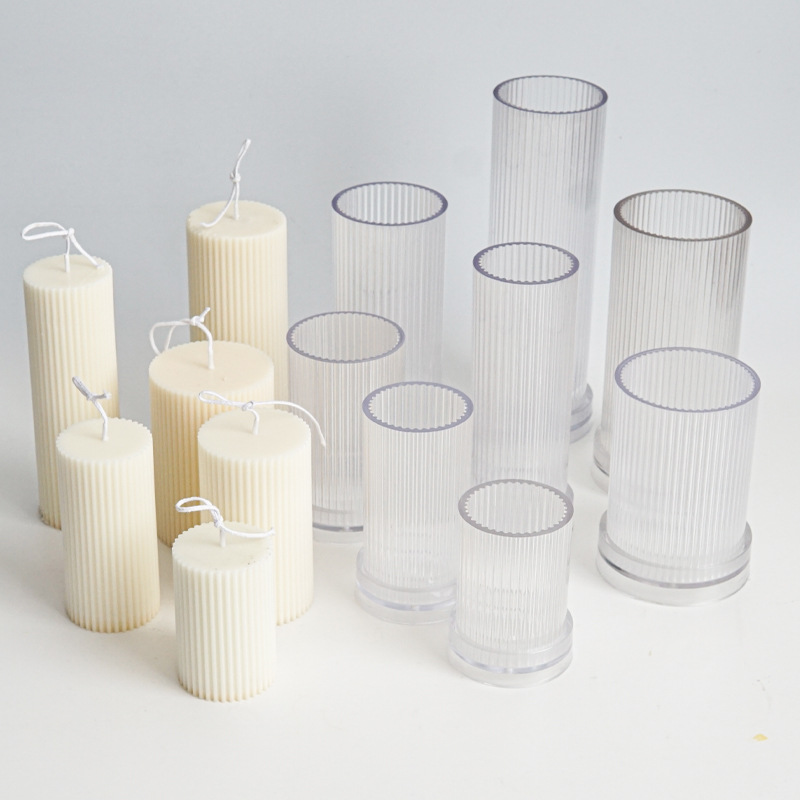 Candle Making Kits - Novo diy riscas redondas dente fino