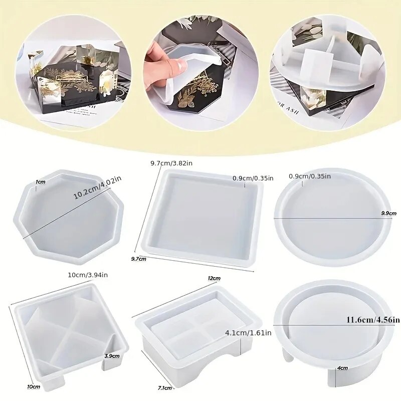 Conjunto de moldes de resina d - Candle Making Jars With Lids avaliação e preço